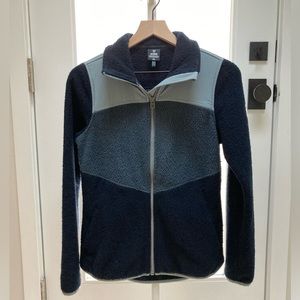 Kuhl Prism fleece color block blue jacket size XS